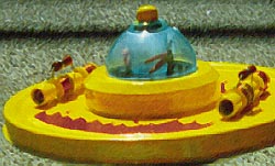 Flying saucer sculpture by Howard Waldrop